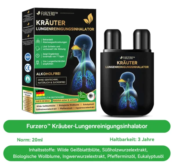 Furzero™ Kräuter-Lungenreinigungsinhalator