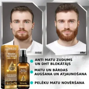 LOVILDS™ Biotīna matu augšanas serums