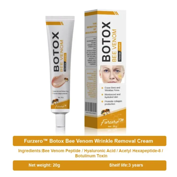 Made and Shipped from the USA✅Furzero™ Botox Bee Venom Wrinkle Removal Cream-Last Day Promotion 70% OFF