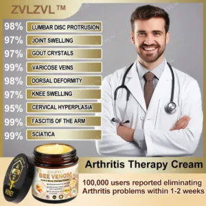 ZVLZVL™ Bee Venom Instant Pain Relief Arthritis Therapy Cream