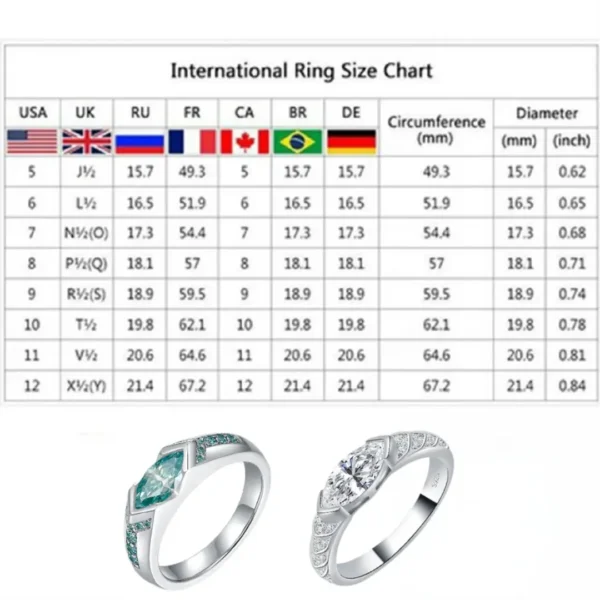 AEXZR™ Magnetology Moissanite Diamond Ring