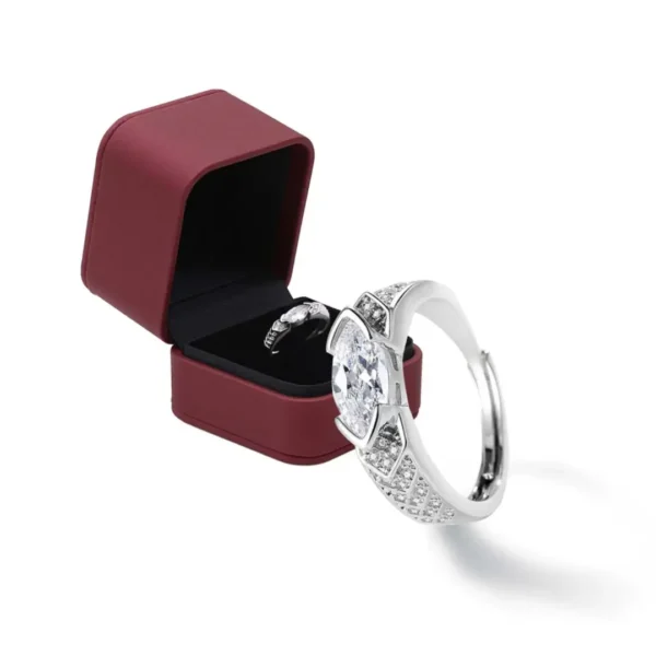 AEXZR™ Magnetology Moissanite Diamond Ring