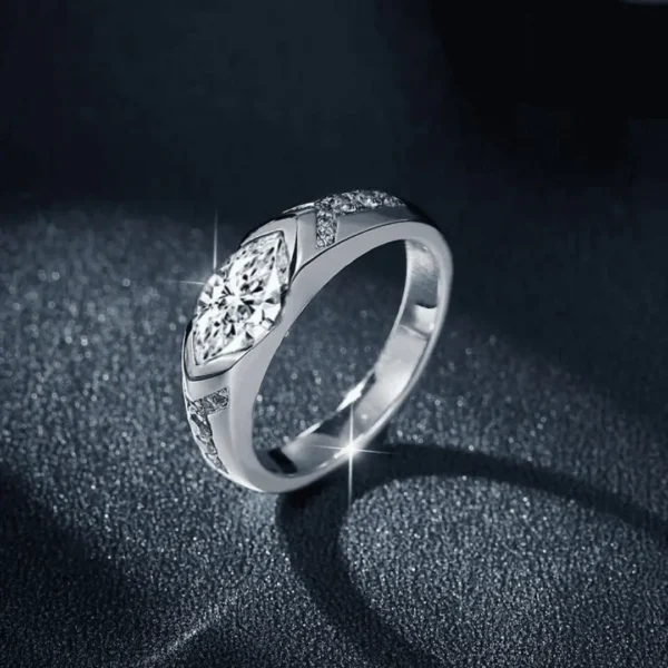 AEXZR™ Magnetology Moissanite Diamond Ring