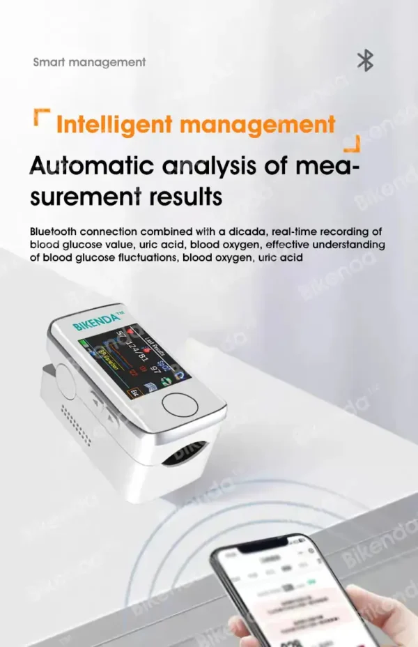 Bikenda™ Precision Glucose Monitoring Premium Non-invasive Medical Device