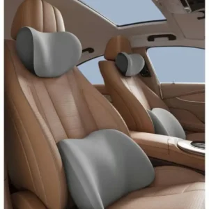 Car Headrest & Lumbar Support Cushion