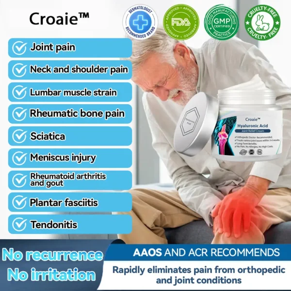 Croaie™ Hyaluronic Acid Joint Relief Cream