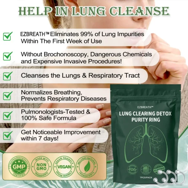 Ezbreath™ Lung Clearing Detox Purity Ring