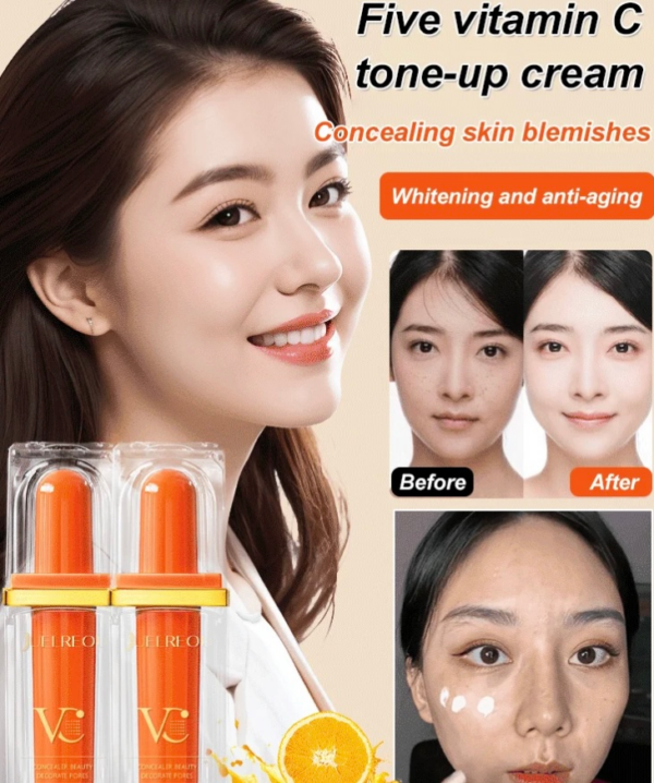 Five vitamin C tone-up cream