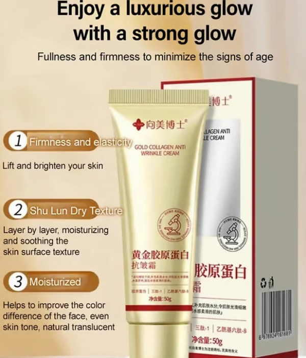 Gold Collagen Anti-Wrinkle Cream - Image 3