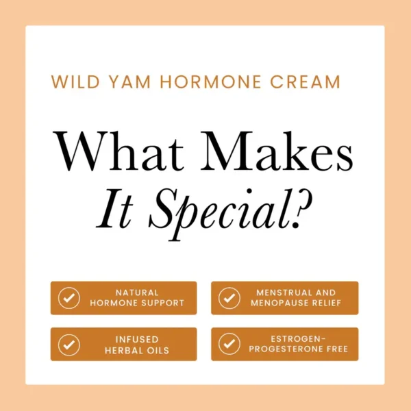 Holistic Health Wild Yam Hormone Cream