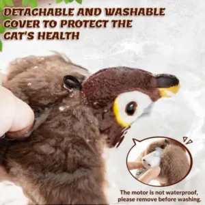 Interactive Chirping Bird Cat Toy