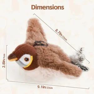 Interactive Chirping Bird Cat Toy