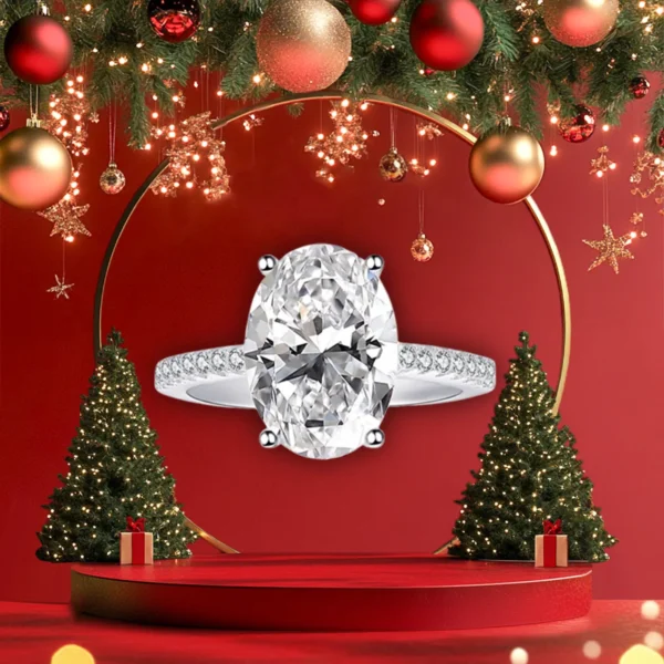 Lymphatic Magnetic Therapy Germanium Diamond Ring