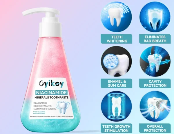 New Oyikey™ Niacinamide Minerals Toothpaste