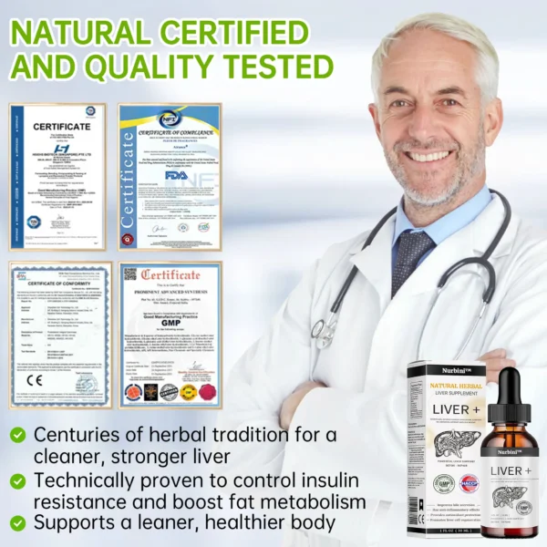 Nurbini™ Natural Herbal Liver Supplement