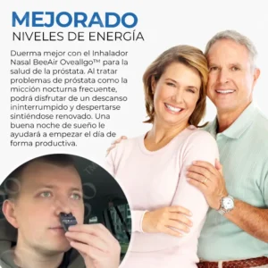 Oveallgo™ BeeAir Inhalador nasal de doble orificio para el bienestar de la próstata