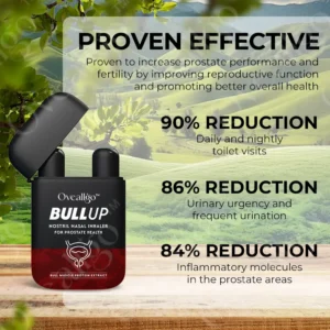 Oveallgo™ BullUp Double Holes Nasal Inhaler for Prostate Health