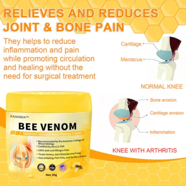 PANNIMA™ Bee Venom Advanced Joint and Bone Therapy Cream