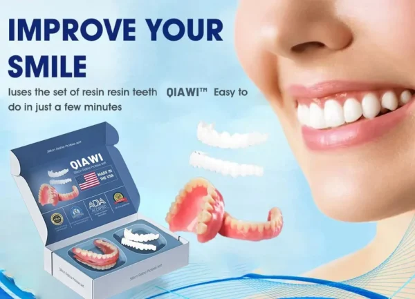 QIAWI™- Premium Custom Silicone Denture Set