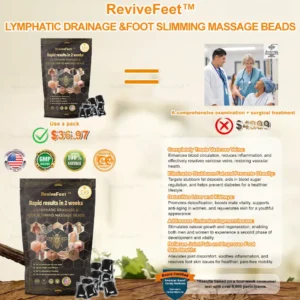 RevivaFoot™ Bee Venom Lymphatic Drainage & Slimming Foot SoakBeads