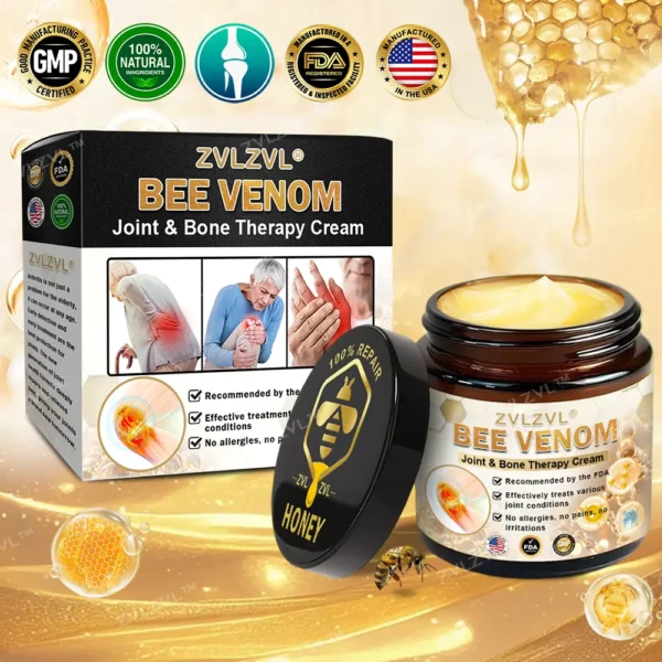 ZVLZVL™ Bee Venom Instant Ultra Strength Pain Relief Therapy Cream