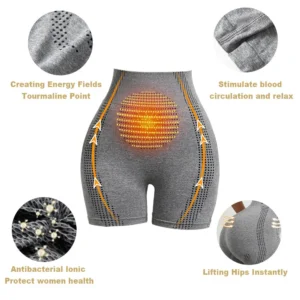 lon-Shaping Detox Shorts-Ice Silk & micro-vibration massage module