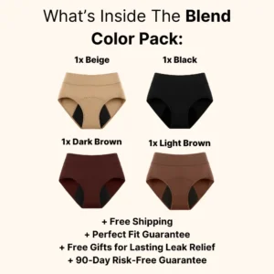 🎁 Thanksgiving Sale 70% OFF|NESLEMY™  100% Leak-Proof Underwear 4-pack