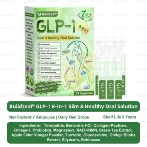 BuildLeafยฎ GLPโ1 EIGHT INโONE Health Solution Oral Liquid