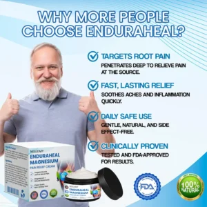 NESLEMY® EnduraHeal Magnesium Soothing Cream is specially designed for soreness and discomfort, helping you regain your energy and move forward with ease.
