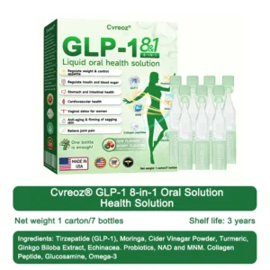 🔥New Arrival ~ FDA Certified 👨🔬 Cvreoz® GLP-1 Eight-in-One Oral Health Solution 🍀 Scientifically formulated to support weight management, cardiovascular health, diabetes balance, sleep apnea, joint comfort, and more