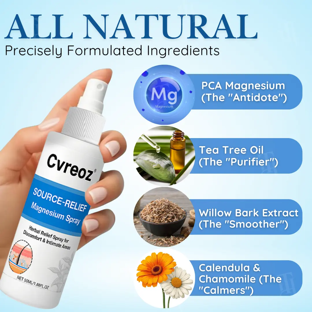 🏷️ EXCLUSIVE DEAL! 64% OFF - Cvreoz® Source-Relief Magnesium Spray
