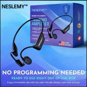🎄💖Final 3 Hours:50%ОFF💥🔥NESLEMY™ osseous conduction Ergonomic Bone-Vibration Clarity Earphones