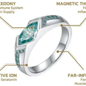 💥Last Day Promotion 60% OFF - 🔥NESLEMY Magnetology Moissanite Diamond Ring💖