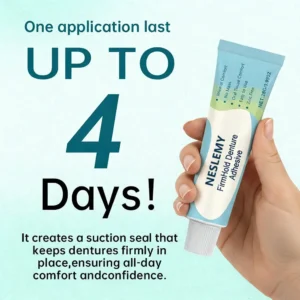 💖💖Limited-time offer: 60% off💖 NESLEMY® Firm Hold Denture Adhesive