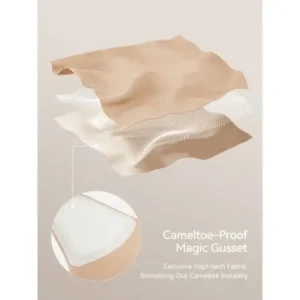 NESLEMY Camel Toe Cover Thongs for Women