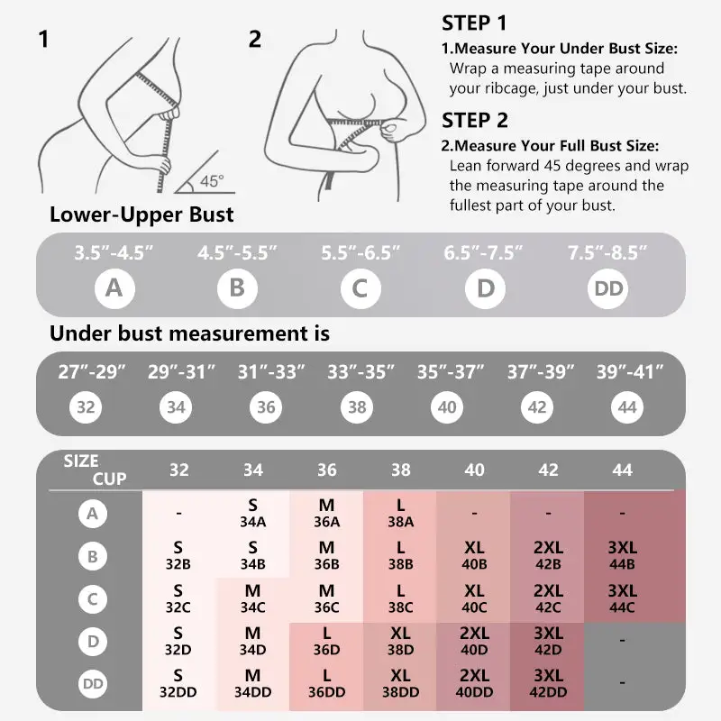 NESLEMY Wireless Push Up Bra for Women - Seamless Deep V Bralette, All-Day Comfort T-Shirt Bra for Everyday Wear